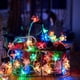 thumbnail image 4 of Guirnalda de luces florales,luces LED con forma de flor,3 metros,20 LED,cable de cobre,iluminación decorativa para interiores y exteriores,hogar,jardín,bodas,fiestas y decoración navideña., 4 of 8