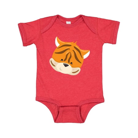 

Inktastic Cute Tiger Head Gift Baby Boy or Baby Girl Bodysuit
