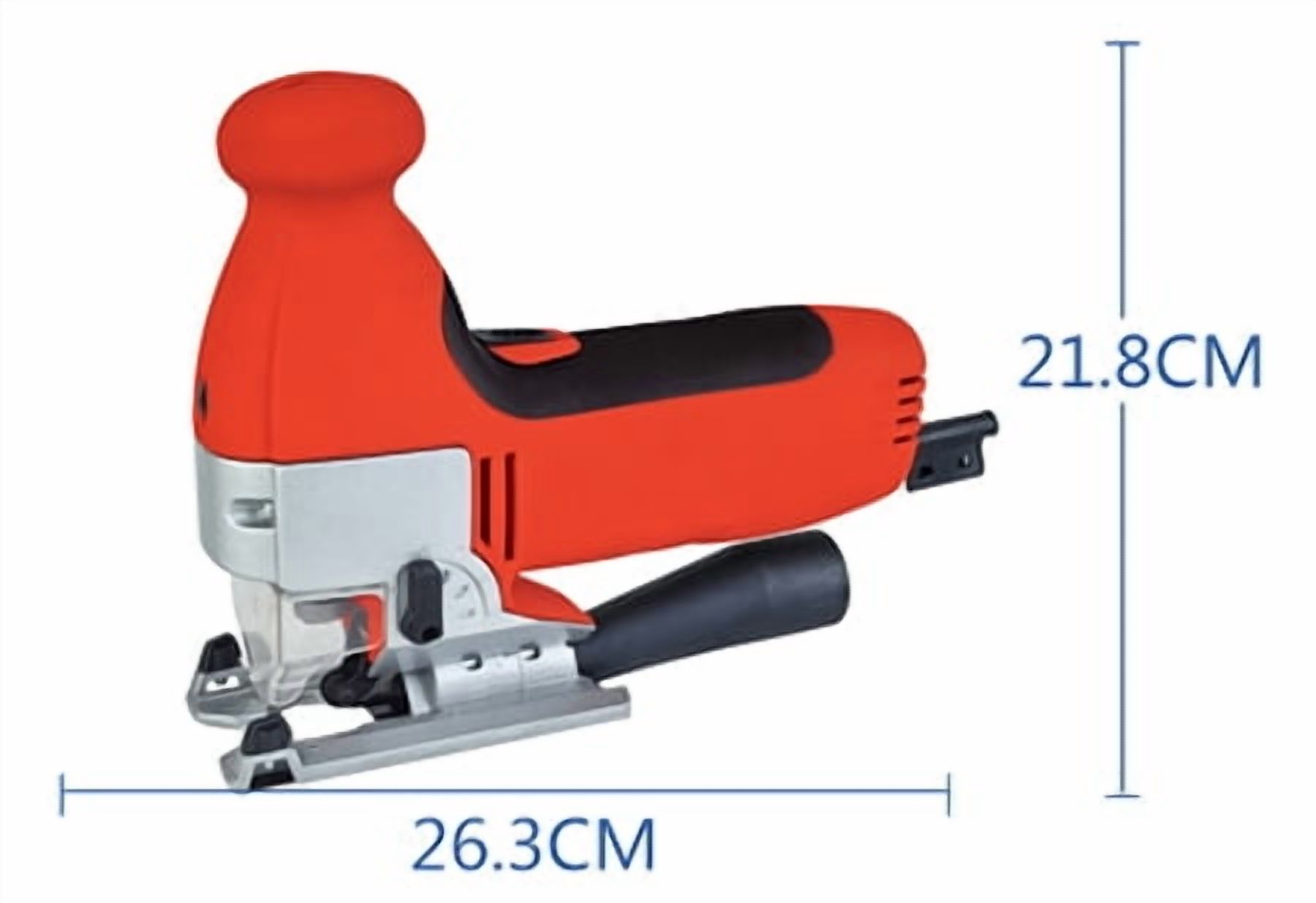 Electric Jig Saw, 3A 240V 3.15" Wood Cutting and 10mm Steel, Variable Speed ​​0-3000rpm 710W Cordless Orbital Jigsaw
