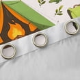 thumbnail image 4 of Erosebridal Happy Camping Curtains Pack of 2 (42x84 Each),Rustic Cabin Curtains Blackout For Boys Kids, 4 of 7