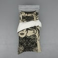 thumbnail image 2 of Ambesonne Modern Bedding Set 4 Pcs, Woman with Cool Posing, Queen, Dark Taupe and Tan, 2 of 3