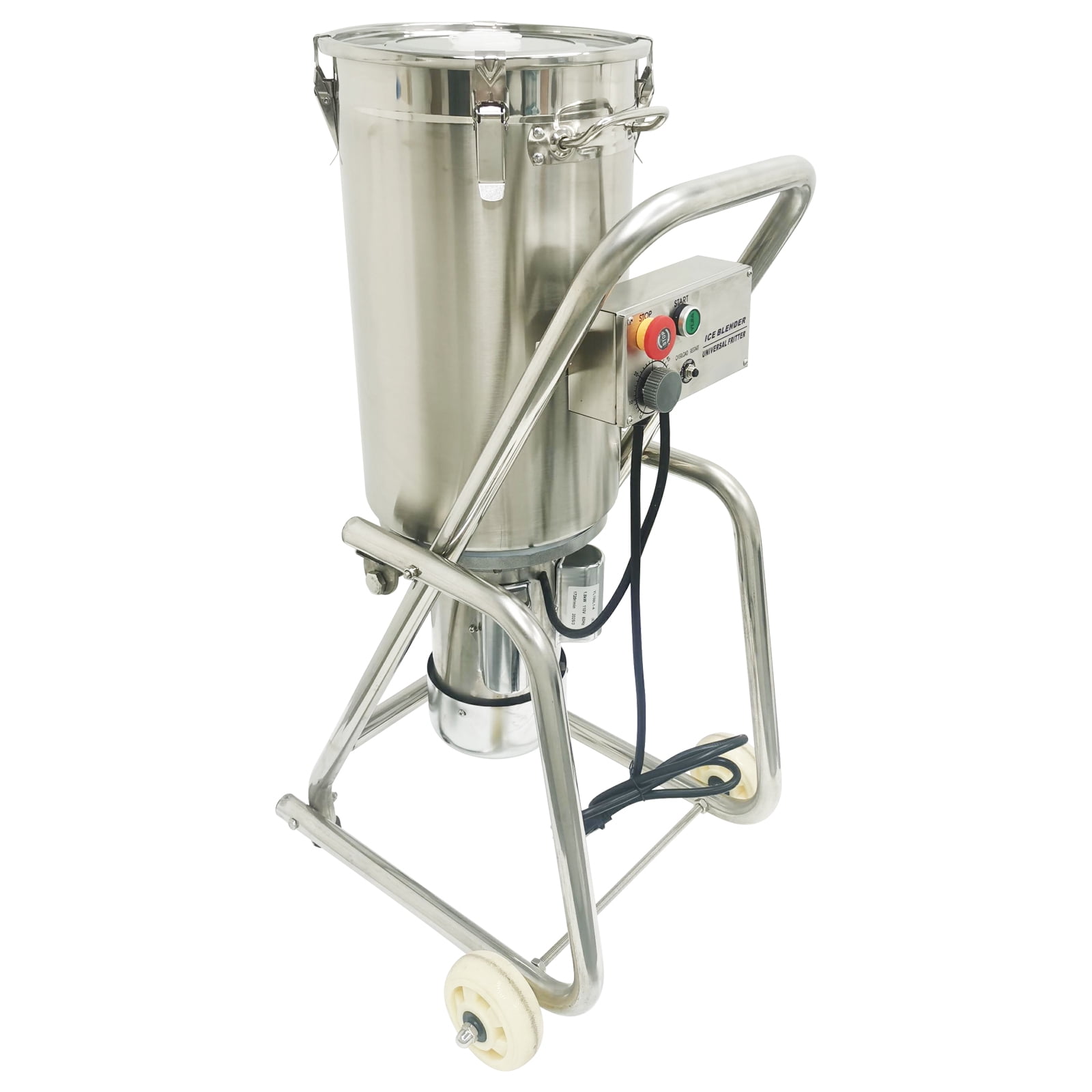 32L Meat Vegetable Prep Food Processor Adjustable Speed Food Chopper with Visible Transparent Window 110V