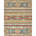 thumbnail image 1 of Ahgly Company Indoor Rectangle Abstract Gold Brown Abstract Area Rugs, 4' x 6', 1 of 6