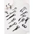 thumbnail image 2 of Pendientes Hicarer de acero inoxidable con bisagras, 20 unidades, 2 of 6