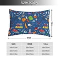 thumbnail image 2 of Fotbe Different Chemical Things Funda de Almohada Decorativa Estilo Occidental, Lujo en Algodón, Fundas para Almohadas King, Cojín Estampado para Decoración del Hogar-14"x20", 2 of 6
