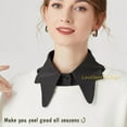 thumbnail image 3 of LoudSung False Collar Detachable Half Shirt Blouse Fake Collar Incomplete Beauty Unique Dickey Collar Design for Women Girls, 3 of 7