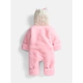 thumbnail image 2 of Aristocats Baby Girls' Faux Shearling Pram, Sizes 0/3M-6/9M, 2 of 3