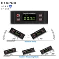 thumbnail image 4 of Inclinometer,Digital Protractor Angle Finder Level Magnetic V-Groove Inclinometer 0~360 Degree with Backlight, 4 of 5
