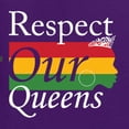 thumbnail image 5 of Wild Bobby Respect Our Queens Black Pride Mens Graphic Tank Top, Purple, 3X-Large, 5 of 5