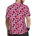 thumbnail image 2 of Rocae Rose Flowers for Men's Mesh Quick-Dry Short Sleeve Workout T-Shirt,Mens Crew Neck Tee Lightweight Soft Classic T Shirts Medium, 2 of 9
