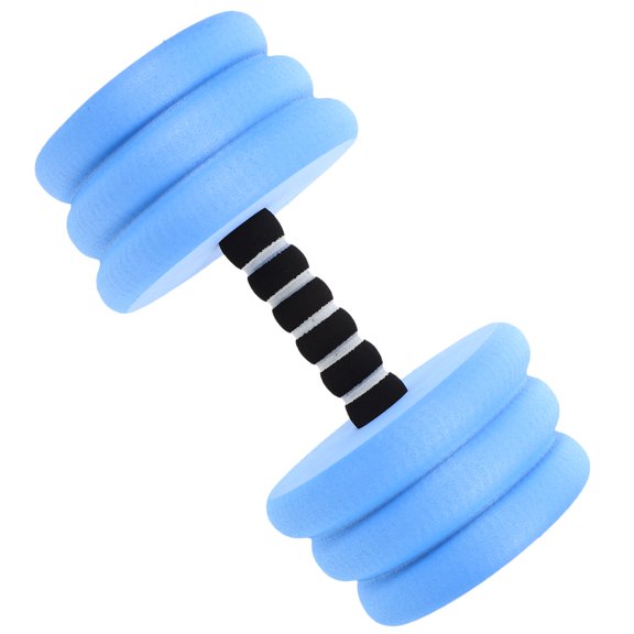 Luxshiny Eva Aquatic Dumbbells Blue for Full-Body Workout and Rehabilitation