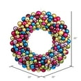 thumbnail image 2 of Vickerman 22" Multicolore Brillant/matte Couronne de Boule, 2 of 2