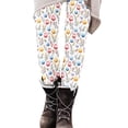 thumbnail image 6 of Cutuoiiu Womens Fashion Easter Themed Leggings Rabbit Print High Waist Casual Trousers for Holiday Gifts, 6 of 6