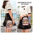 thumbnail image 6 of FORMRS Crossbody Bag for Women Quilted Travel Shoulder Cell Phone Purse with Chain Strap Handbag, Watercolor Jam, 6 of 7