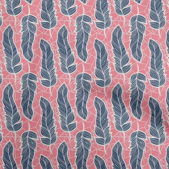 oneOone Polyester Spandex Light Pink Fabric African Quilting Supplies Print Sewing Fabric By The Yard 56 Inch Wide