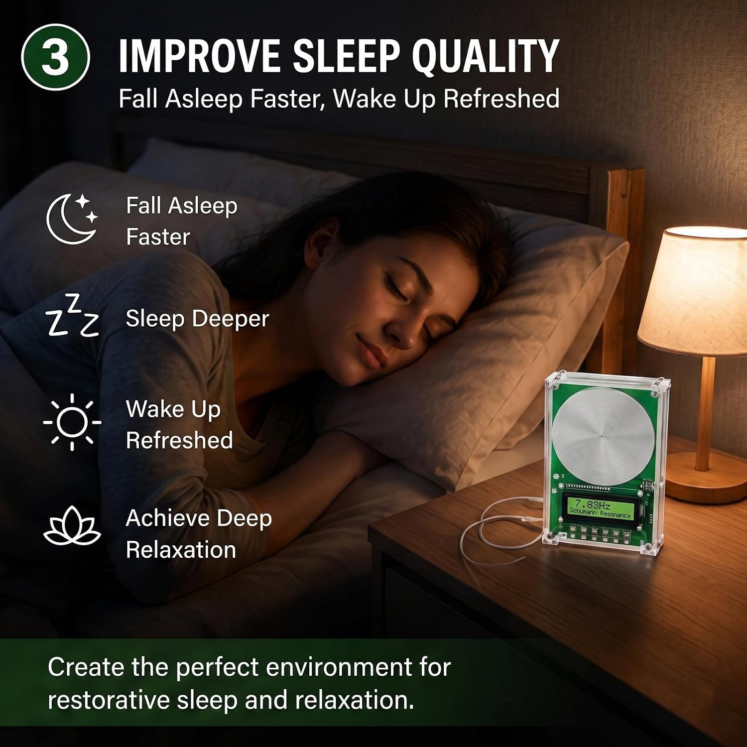 Calminity Frequency Machine & Calminity Frequency Generator - Adjustable 7.83Hz Schumann Resonance Calamity Frequency Generator, Nature Sine Wave Frequency Generator for Sleep (0.01Hz-200000Hz)