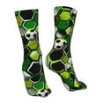 thumbnail image 7 of Fuzoiu Soccer1 Print Crew Socks,Casual Athletic Gym LightWeight Thin Socks,Casual Crew Socks for Men Woman,Calf Length Crew Socks, 7 of 7