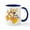 White/Navy Inside, variant on CafePress - Snoopy A Real Treat - 11 oz Ceramic Mug - Novelty Coffee Tea Cup
