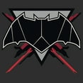 thumbnail image 2 of Men's Zack Snyder Justice League Batman Comic Logo  Graphic Tee Charcoal Small, 2 of 5