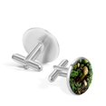 thumbnail image 3 of Saint Patrick's Day Elegant Stainless Steel Cufflinks for Formal Attire - for Weddings and Business Meetings, 3 of 6