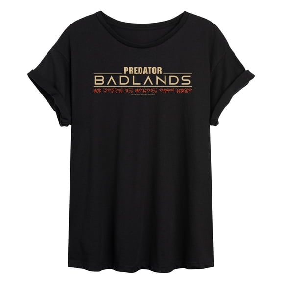 Predator - Predator Badlands Logo - Juniors Oversized Graphic T-Shirt