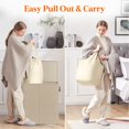 thumbnail image 4 of Cesto de ropa Lifewit doble con tapa y bolsas extraíbles, 155 L, 4 of 6