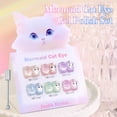 thumbnail image 3 of Set de esmaltes de uñas en gel Double Rhythm Cat Eye, 6 colores, 7,5 ml, 3 of 9