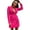 Hot Pink, variant on Aayomet Women's Blazer Suit Slim Fit Double Long Sleeve Lapel Jacket Top (Orange, XL)