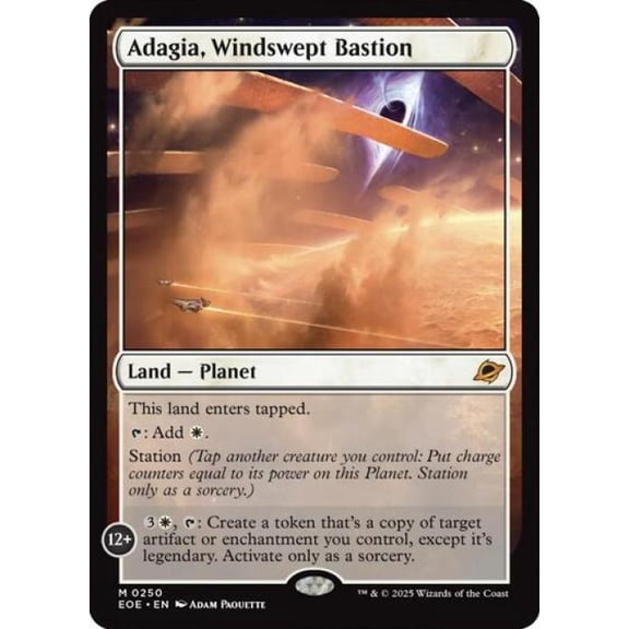 Magic the Gathering - Edge of Eternities - Adagia, Windswept Bastion Near Mint