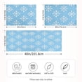thumbnail image 2 of Yayeee Pillowcase Queen Size Set of 2 Satin Wrinkle Resistant Pillow Case, Snowflake Pattern, 2 of 8