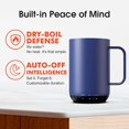 thumbnail image 5 of S3 Ultra 20oz  Self Heating Coffee Mug,Heated Coffee Mug with Auto-Sensing AI Heats Drinks to 120-150?F Hands-Free. for /Office,Ideal  fo Men/Women,Blue, 5 of 6