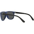 thumbnail image 5 of Polo Ralph Lauren Mens Ph4174 Aviator Sunglasses Matte Royal Blue/Grey 60 Millimeters, 5 of 5
