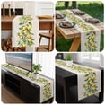 thumbnail image 6 of Yellow Lemon Table Runner 72 Inches Long, Spring Botanical Leaves Fruit Farmhouse Kitchen Coffee Dining Table Decoration for Home Party Birthday Wedding Home Decor 13x72 Inches, 6 of 8
