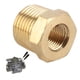 thumbnail image 4 of Adaptador reductor de tubería de latón, accesorio de buje NPT conveniente para válvulas neumáticas para automoción para industrial para náutica ANGGREK HF1618, 4 of 8
