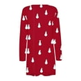 thumbnail image 5 of Usmixi Winter Cardigan for Women Xmas Cardigan for Women Long Sleeve Lightweight Comfy Knitted Coat with Pocket Chirstmas Fashion Snowman Print Cardigan Outwear Casual Cardigan, 5 of 5