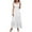 White, variant on Women's Bohemian Sleeveless Extra Long Solid Shoulder Strap Dot Tank Top A Line Hem Layered Dress plus Size Maxi Dress Floral Dresses Casual Fall Dresses for Women Petite Dress for Women Junior Midi