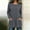 Dark Gray, variant on Ribbed Knit Tunic Tops for Women Long Sleeve Crewneck Casual Pullover Shirts with Front Pockets Loose Fit Basic Blouses Fall Winter Clothes for Leggings