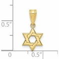 thumbnail image 2 of 10K Yellow Gold Star Of David Pendant (17 X 10) Made In United States -Jewelry By Sweet Pea, 2 of 5