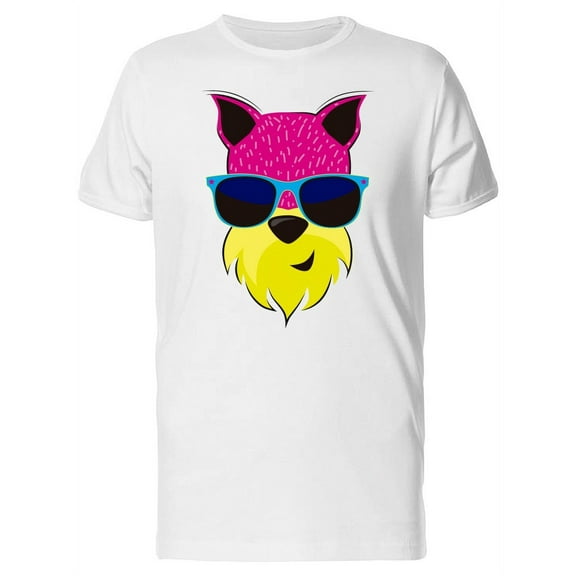 Pink Dog Yellow Beard T-Shirt Men -Image by Shutterstock, Male Medium