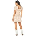 thumbnail image 3 of Celebrity Pink Lace Trim Mini Dress, 3 of 4