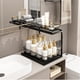 thumbnail image 1 of Estante deslizable para lavabo, estante para debajo del lavabo, estante para gabinete de baño, estante de almacenamiento para gabinete de lavabo, diseño fácil de usar, 1 of 12