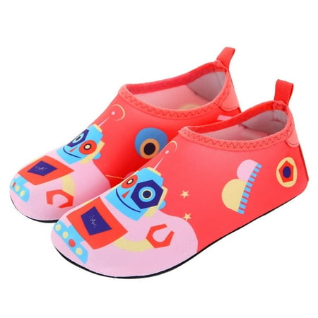 

YOHOME Boys Girls Quick Drying Swim Water Shoes Kids Cartoon Beach Barefoot