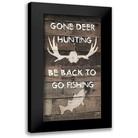 Lewis, Sheldon 9x14 Black Modern Framed Museum Art Print Titled - Fishing Next