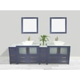 thumbnail image 3 of Vanity Art 96" Double Sink Bathroom Vanity Set with Engineered Marble Top and Free Mirrors, 3 of 3