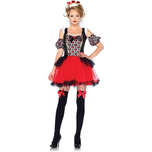 Playing Card Queen Adult Halloween Costume - Walmart.com