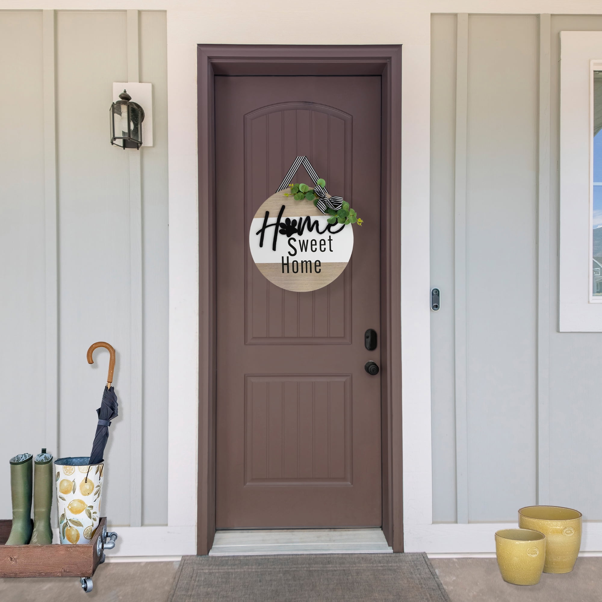 Northlight Home Sweet Home Paw Print Wall Sign - 15.75"