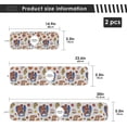 thumbnail image 4 of Coolnut Truck Pumpkins Autumn Leaves 2PCS Kitchen Faucet Mat Bathroom Faucet Mat Sink Microfiber Cloth Faucet Splash Catcher Faucet Mat Dish Drying Mat Sink Mat for Kitchen Sink 30x5in, 4 of 7
