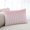 Pink, variant on Lemon Yellow Striped Throw Pillow Covers,Boho Stripes Minimalist Linen Texture Soft Breathable Pillow Cases with Invisible Zipper for Sleeping,Small Pillowcases for Couch Bed Sofa Chair 16x24 Inches