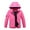 Rose, variant on MGEOY Boys Girls Rain Jackets Lightweight Waterproof Hooded Raincoats Windbreakers for Kids，Sizes 4-16