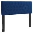 thumbnail image 2 of Modway Leila Performance Velvet Twin Headboard in Navy, 2 of 10